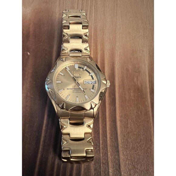 SEIKO 5 SPORTS 23 Jewels Automatic Men's Watch Mint Condition
